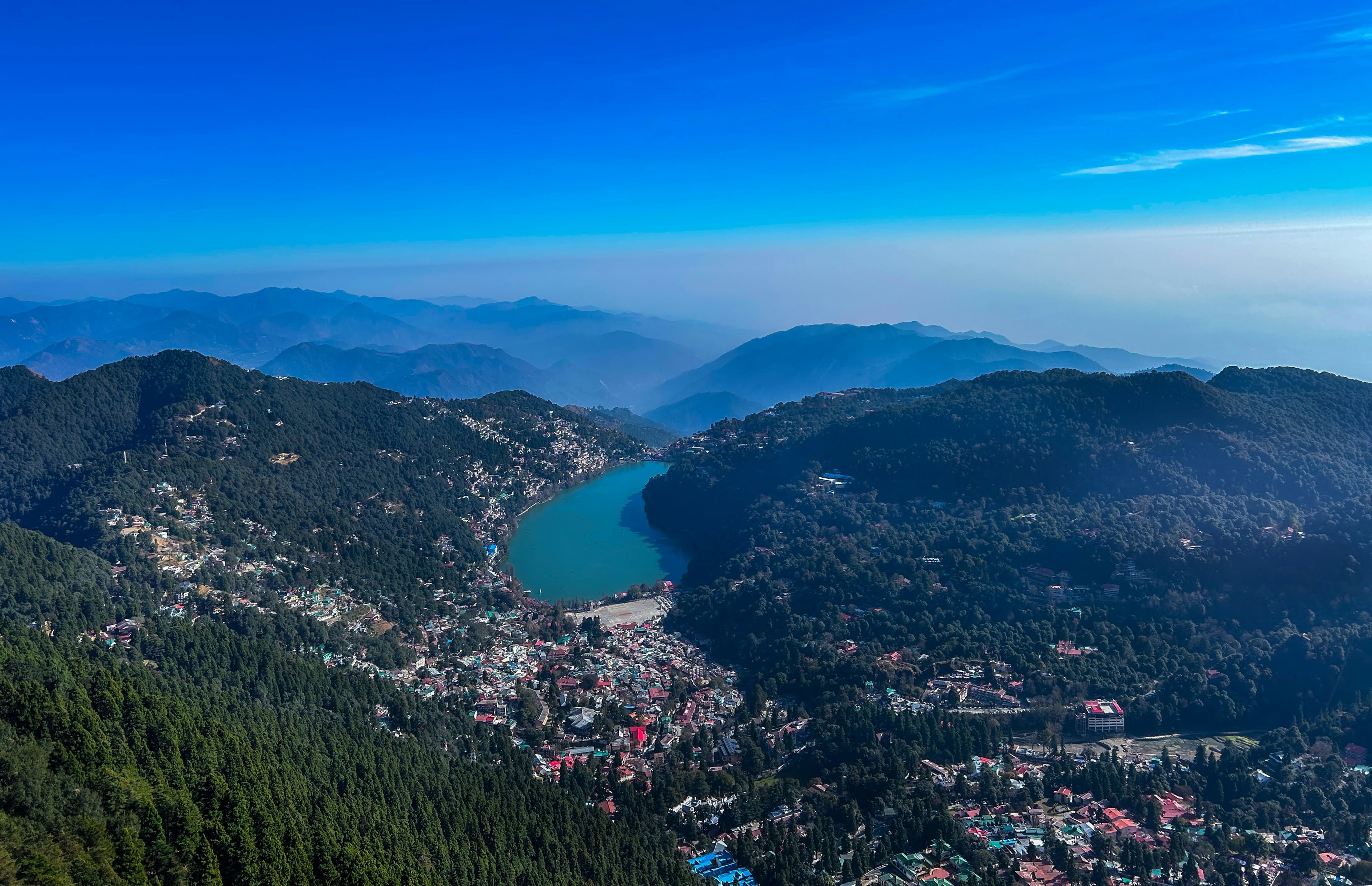 Nainital hillside view